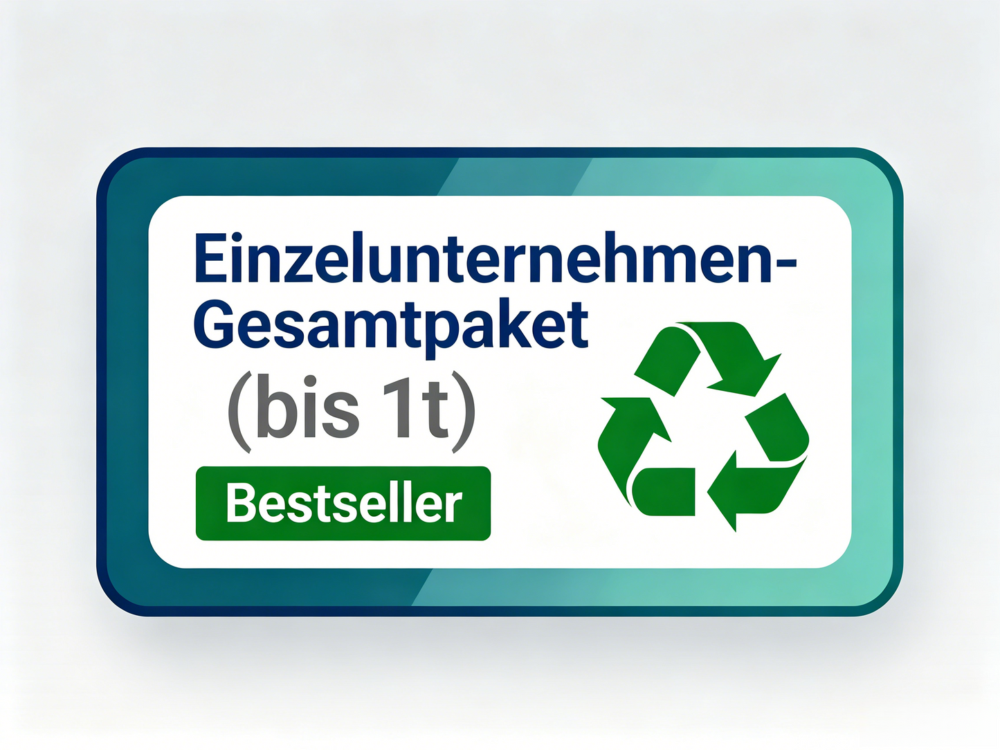 Einzelunternehmen-Gesamtpaket (bis 1t) Bestseller