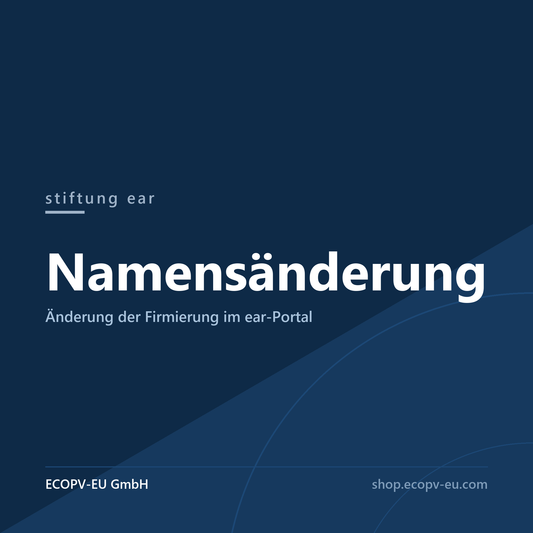 Namensänderung bei der stiftung ear